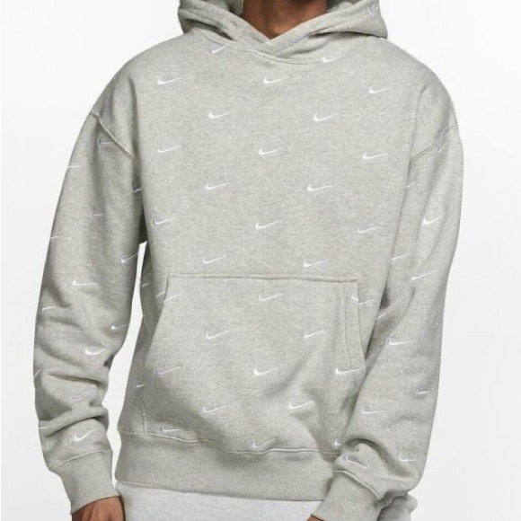 Nike Tops - Nike NRG All Over Swoosh Logo Hoodie
